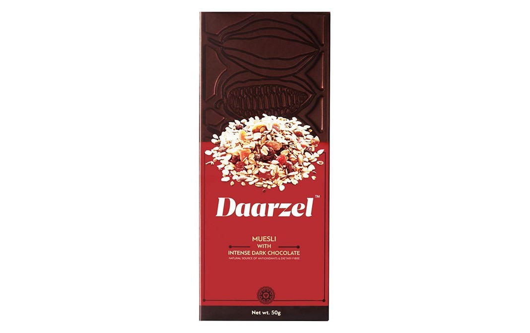 Daarzel Muesli With Intense Dark Chocolate   Box  50 grams